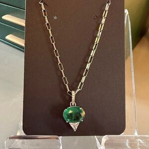 Bomb Party BP May Necklace Emerald Hematite